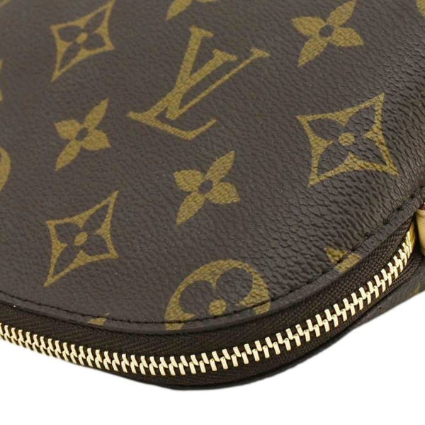 LOUIS VUITTON PM Monogram Canvas Cosmetic Pouch Brown