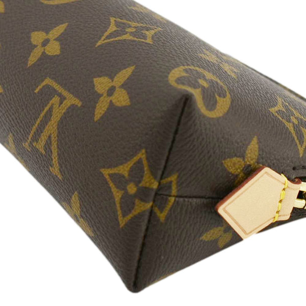 LOUIS VUITTON PM Monogram Canvas Cosmetic Pouch Brown