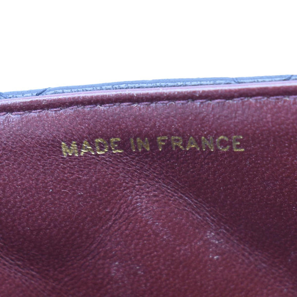 CHANEL Diana Flap Vintage Quilted Leather Shoulder Bag Black