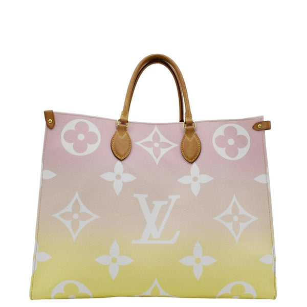 LOUIS VUITTON Monogram Tote Bag Pink bacj