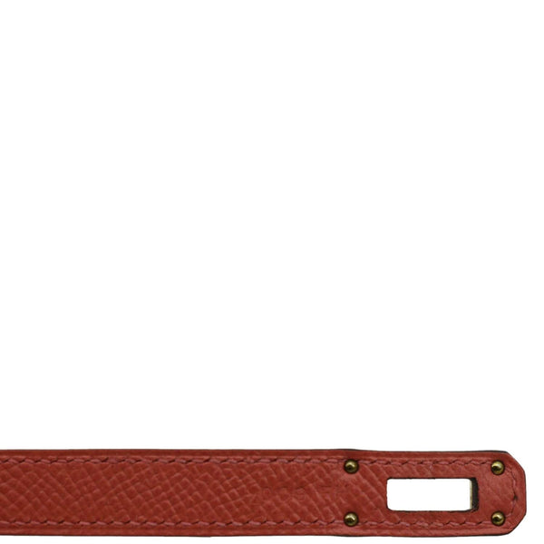 HERMES Kelly Epsom Leather Wallet Flamingo