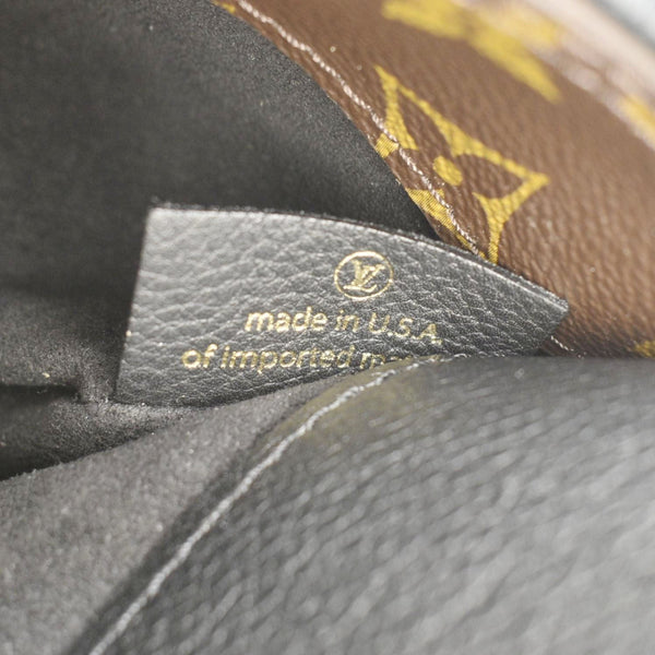 LOUIS VUITTON Pallas MM Monogram Canvas Shoulder Bag Brown