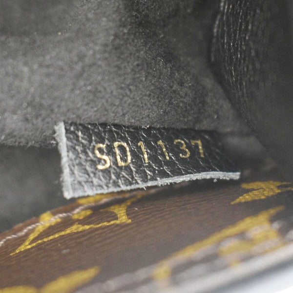 LOUIS VUITTON Pallas MM Monogram Canvas Shoulder Bag Brown