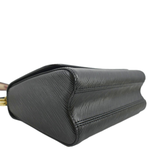 LOUIS VUITTON LV Twist MM Epi Leather Shoulder Bag Black