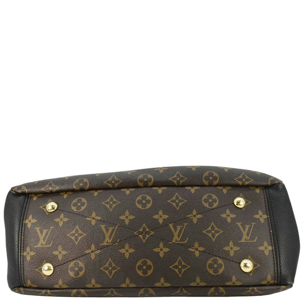 LOUIS VUITTON Pallas MM Monogram Canvas Shoulder Bag Brown