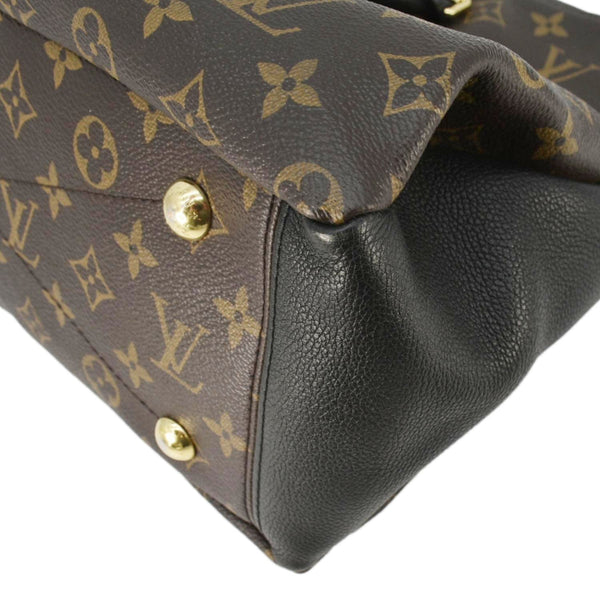 LOUIS VUITTON Pallas MM Monogram Canvas Shoulder Bag Brown