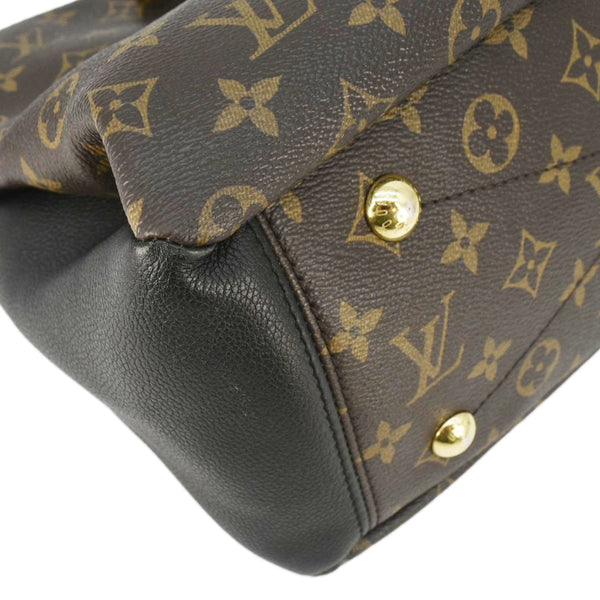 LOUIS VUITTON Pallas MM Monogram Canvas Shoulder Bag Brown