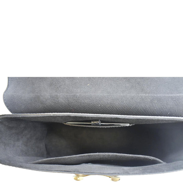 LOUIS VUITTON LV Twist MM Epi Leather Shoulder Bag Black