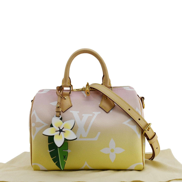 LOUIS VUITTON Speedy Bandouliere 25 By The Pool Giant Monogram Shoulder Bag Multicolor