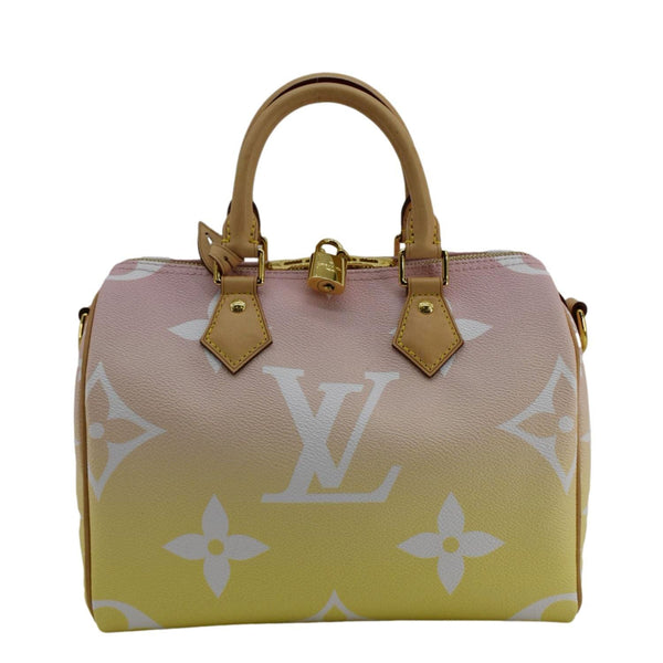 LOUIS VUITTON Speedy Bandouliere 25 By The Pool Giant Monogram Shoulder Bag Multicolor