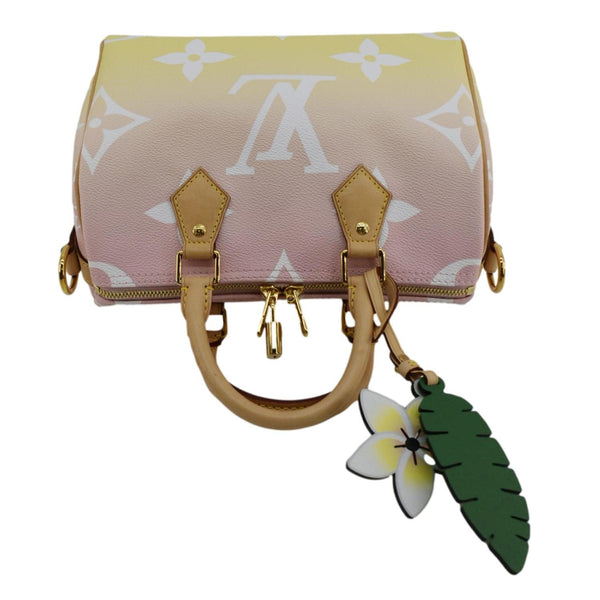 LOUIS VUITTON Speedy Bandouliere 25 By The Pool Giant Monogram Shoulder Bag Multicolor
