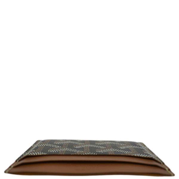 GOYARD Saint Sulpice Canvas Card Holder Tan