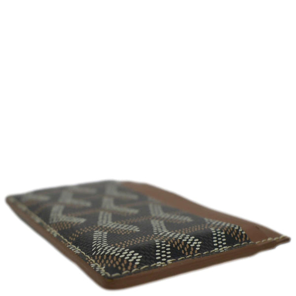 GOYARD Saint Sulpice Canvas Card Holder Tan
