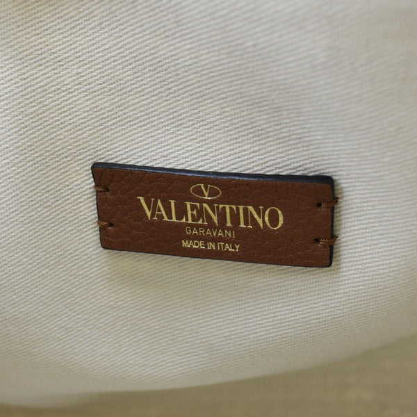 VALENTINO Straw Summer Medium Synthetic Raffia Tote Bag Cream