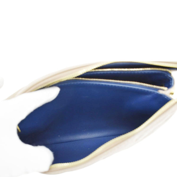 LOUIS VUITTON Coussin PM Monogram Embossed Leather Crossbody Bag Beige