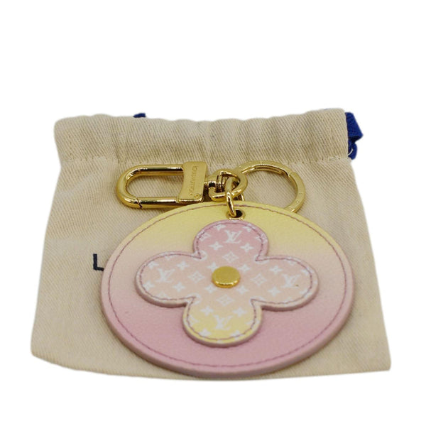 LOUIS VUITTON By the Pool Illustre Monogram Canvas Key Charm Light Pink