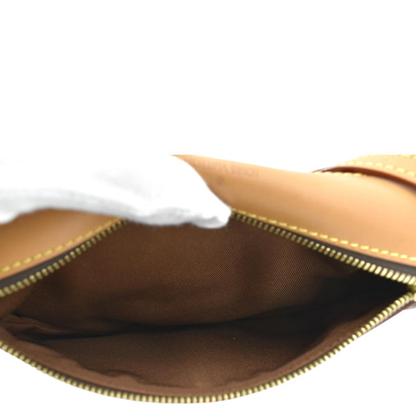 LOUIS VUITTON Saumur PM Monogram Canvas Crossbody Bag Brown