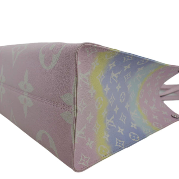 LOUIS VUITTON Escale Onthego GM Monogram Shoulder Bag Pastel Pink