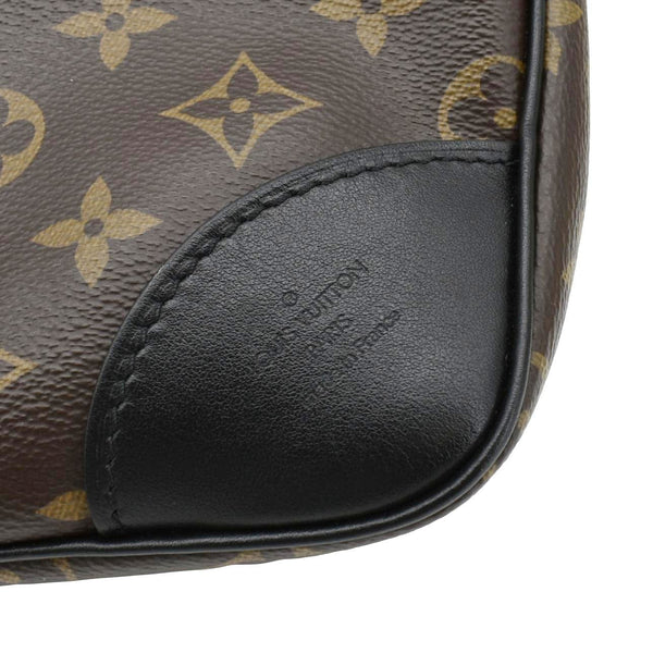 LOUIS VUITTON Odeon MM Monogram Canvas Shoulder Bag Brown