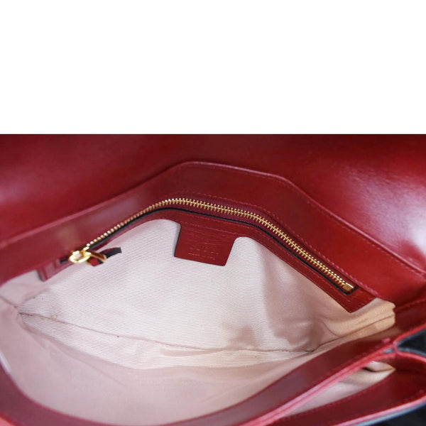 GUCCI Arli Small Leather Shoulder Bag Red 550129