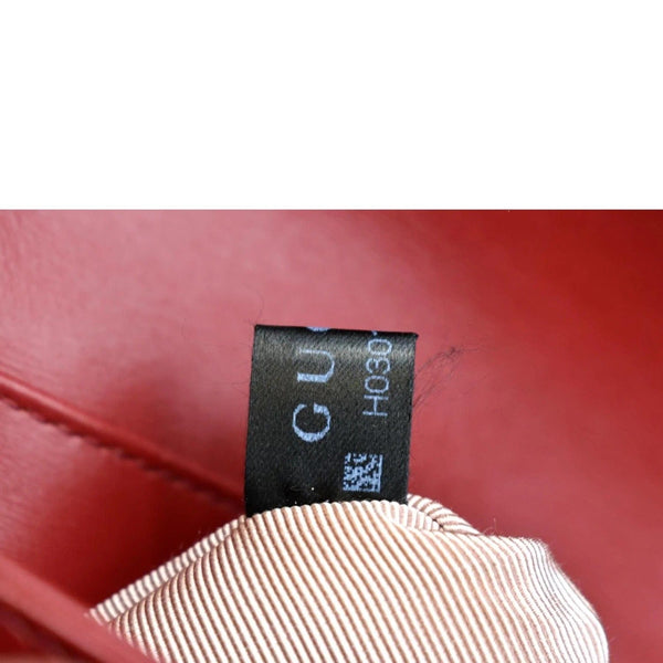 GUCCI Arli Small Leather Shoulder Bag Red 550129