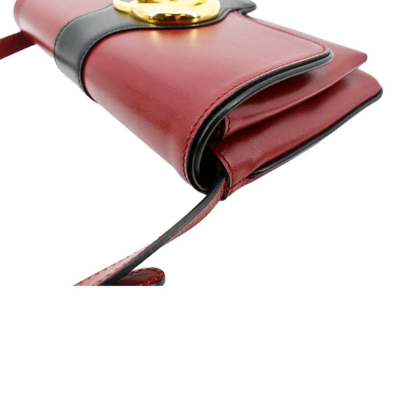 GUCCI Arli Small Leather Shoulder Bag Red 550129