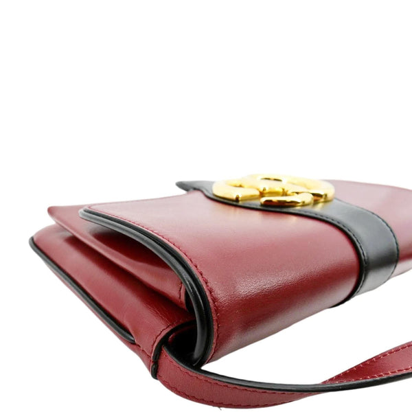 GUCCI Arli Small Leather Shoulder Bag Red 550129