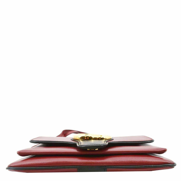 GUCCI Arli Small Leather Shoulder Bag Red 550129