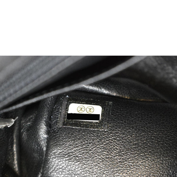 CHANEL Mini Rectangular Flap Quilted Leather Shoulder Bag Black