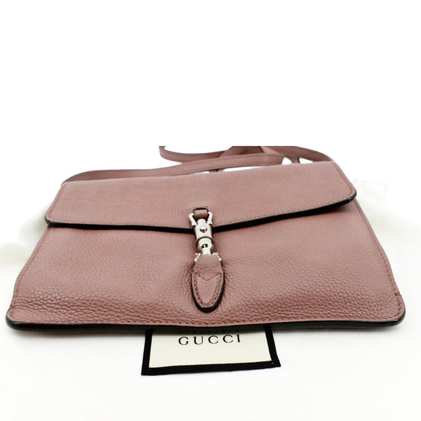 GUCCI Jackie Soft Convertible Mini Calfskin Crossbody Bag Light Pink