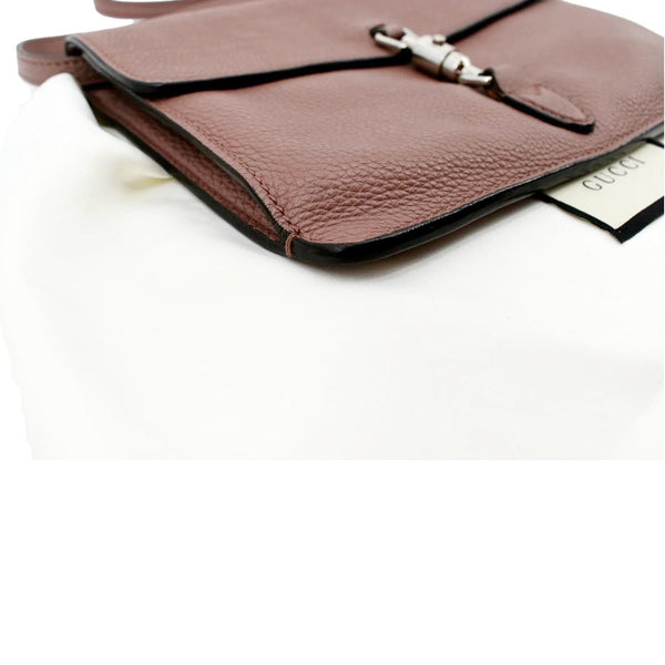 GUCCI Jackie Soft Convertible Mini Calfskin Crossbody Bag Light Pink