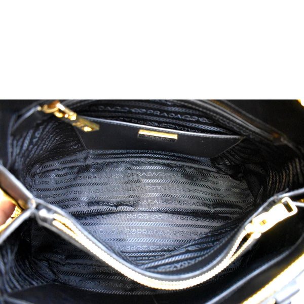 PRADA Lux Medium Promenade Saffiano Leather Shoulder Bag Nero BL0837