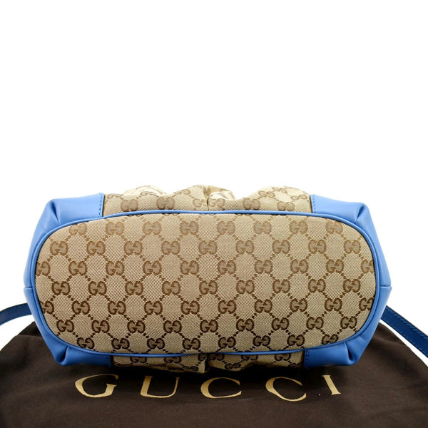 GUCCI Sukey GG Canvas Tote Shoulder Bag Beige 247902