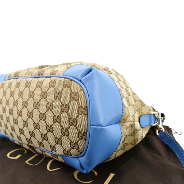 GUCCI Sukey GG Canvas Tote Shoulder Bag Beige 247902