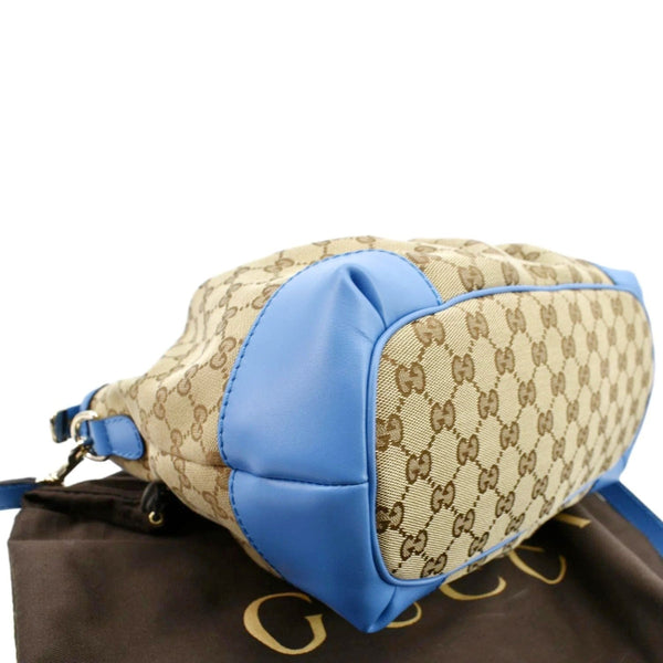 GUCCI Sukey GG Canvas Tote Shoulder Bag Beige 247902