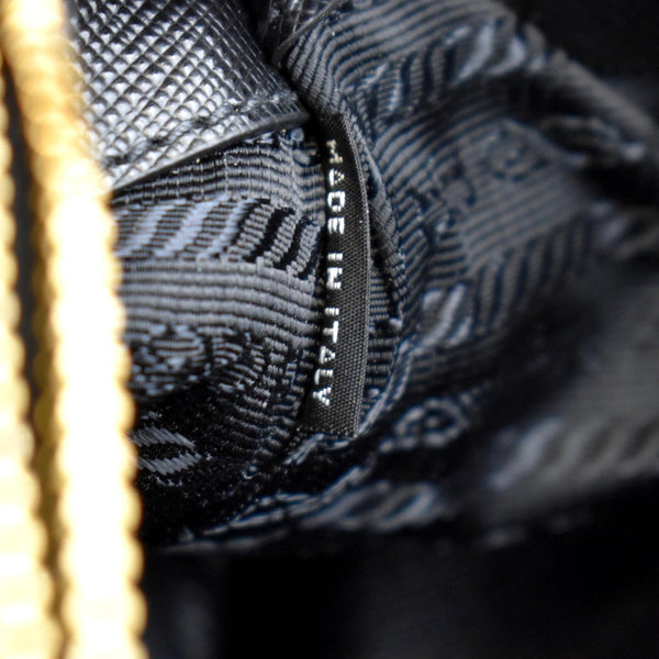 PRADA Lux Medium Promenade Saffiano Leather Shoulder Bag Nero BL0837