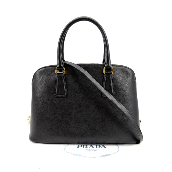 PRADA Lux Medium Promenade Saffiano Leather Shoulder Bag Nero BL0837