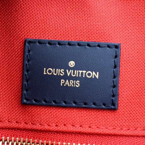 LOUIS VUITTON Onthego GM Giant Monogram Canvas Tote Shoulder Bag Brown