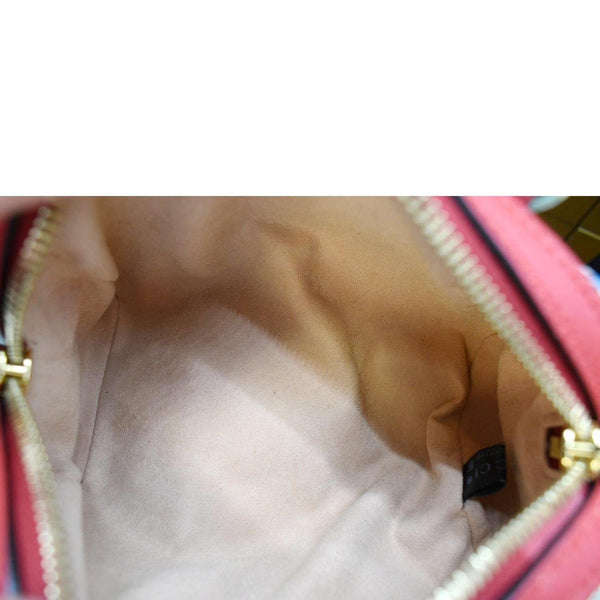 GUCCI Floral Blooms Small GG Supreme Monogram Boston Bag Beige 546314