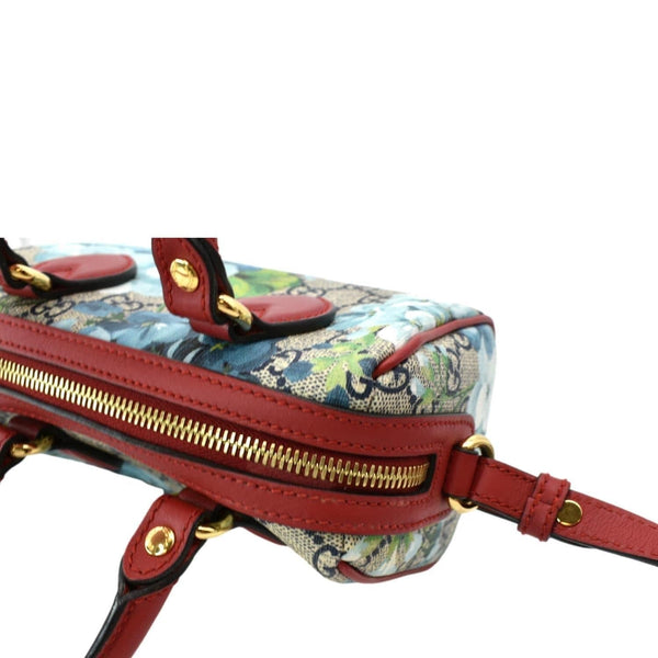 GUCCI Floral Blooms Small GG Supreme Monogram Boston Bag Beige 546314