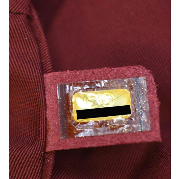 CHANEL Paris Dallas Drawstring Fringe Leather Shoulder Bag Red