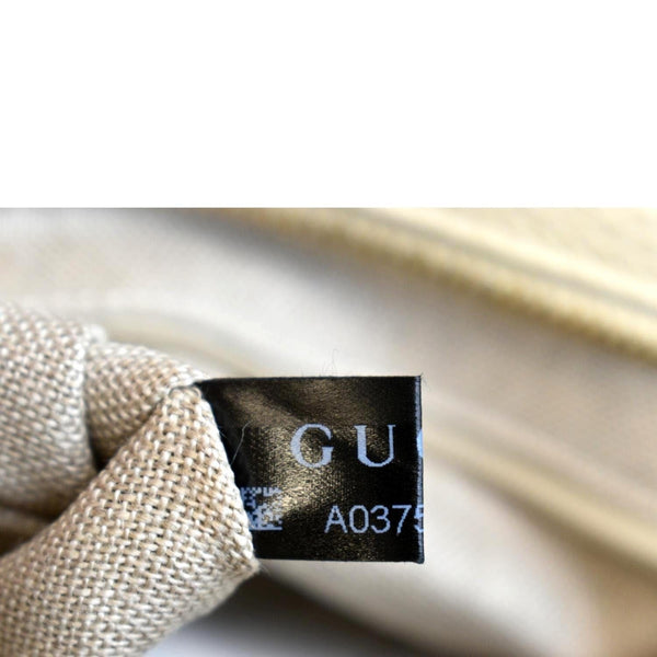 GUCCI Small Bree GG Leather Crossbody Bag Beige 449241