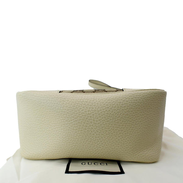 GUCCI Small Bree GG Leather Crossbody Bag Beige 449241