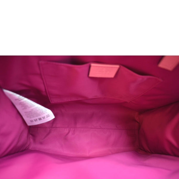 GUCCI Kids Strawberry GG Supreme Canvas Tote Bag Beige 630589