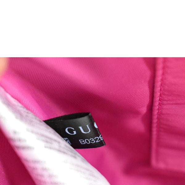 GUCCI Kids Strawberry GG Supreme Canvas Tote Bag Beige 630589