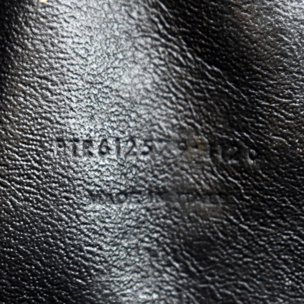 YVES SAINT LAURENT Lou Chevron Leather Camera Crossbody Bag Black