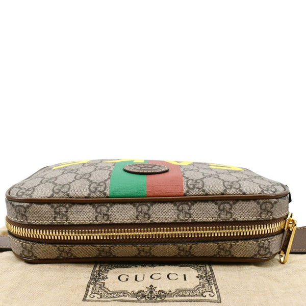 GUCCI Fake/Not GG Supreme Canvas Belt Bag Beige 602695