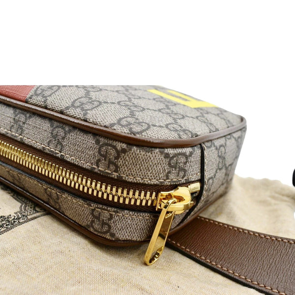 GUCCI Fake/Not GG Supreme Canvas Belt Bag Beige 602695