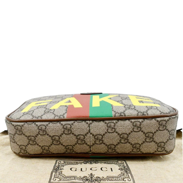GUCCI Fake/Not GG Supreme Canvas Belt Bag Beige 602695