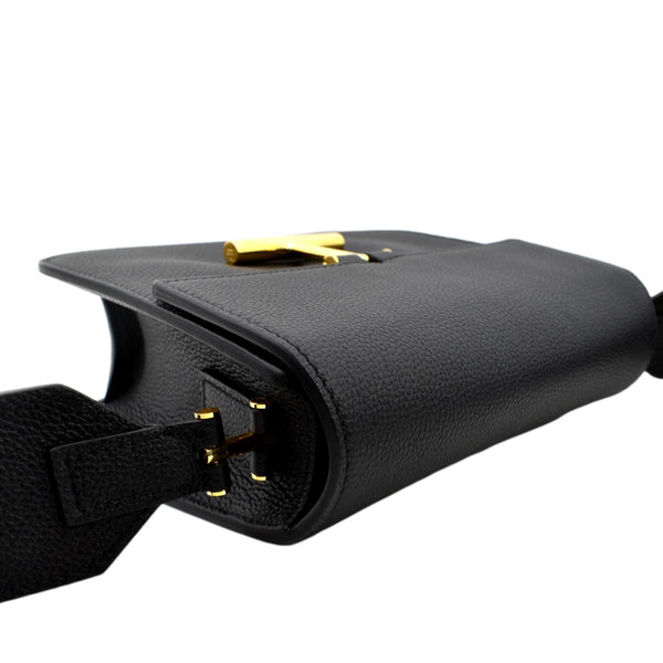 TOM FORD Tara T-Clasp Mini Leather Shoulder Bag Black
